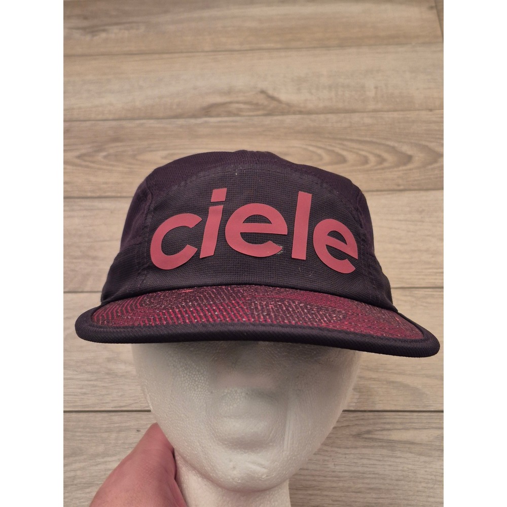 Ciele Athletics GOCap Mens Running Hat Purple Red 5 Panel Adjustable Mesh Cap